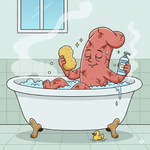 heridas en el prepucio